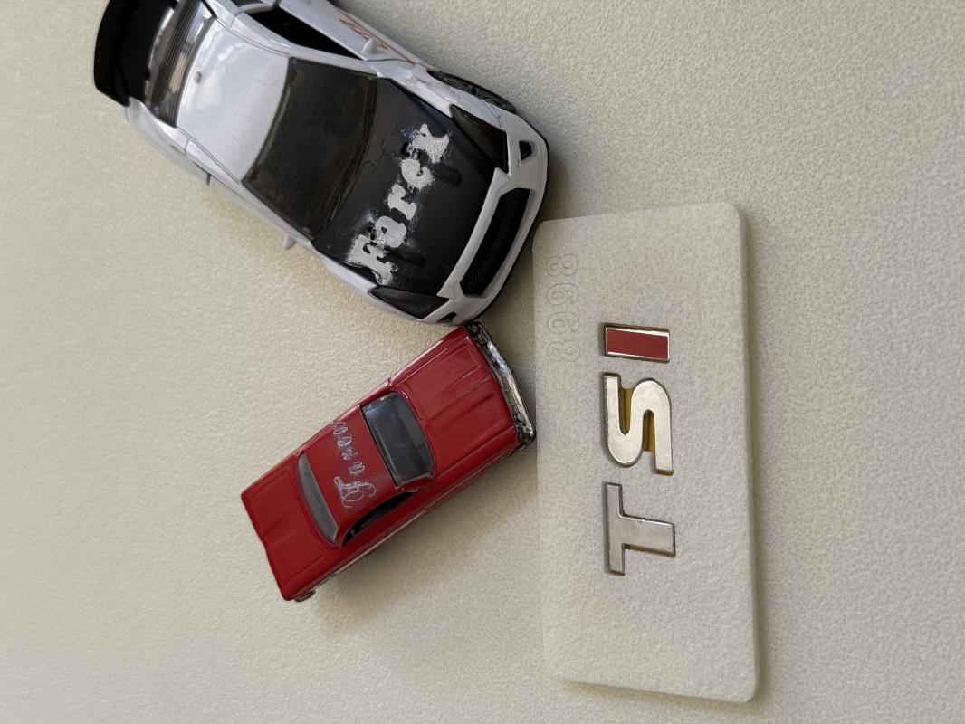 Volkswagen TSI Krom Bagaj Yazısı 3M 3D ABS