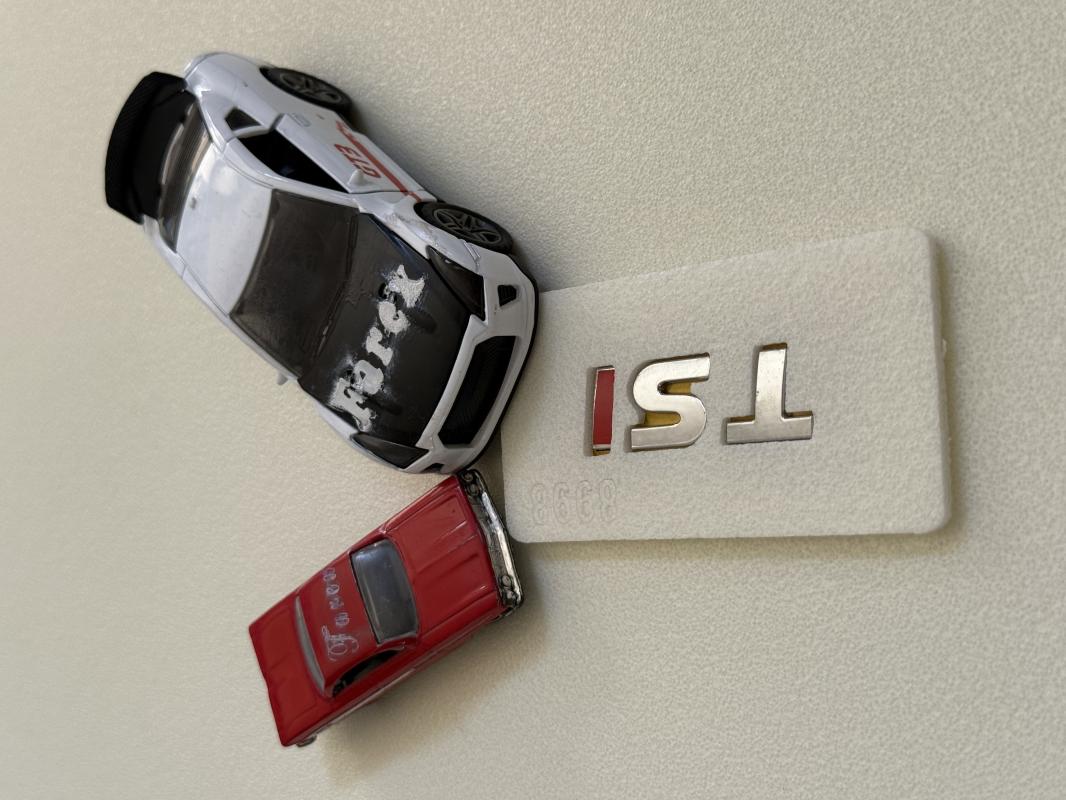 Volkswagen TSI Krom Bagaj Yazısı 3M 3D ABS