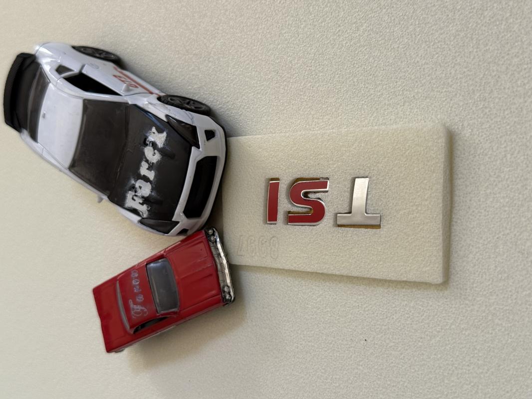 Volkswagen TSI Krom Bagaj Yazısı 3M 3D ABS