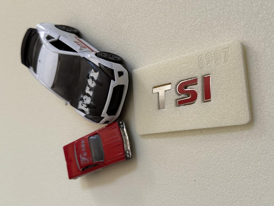 Volkswagen TSI Krom Bagaj Yazısı 3M 3D ABS