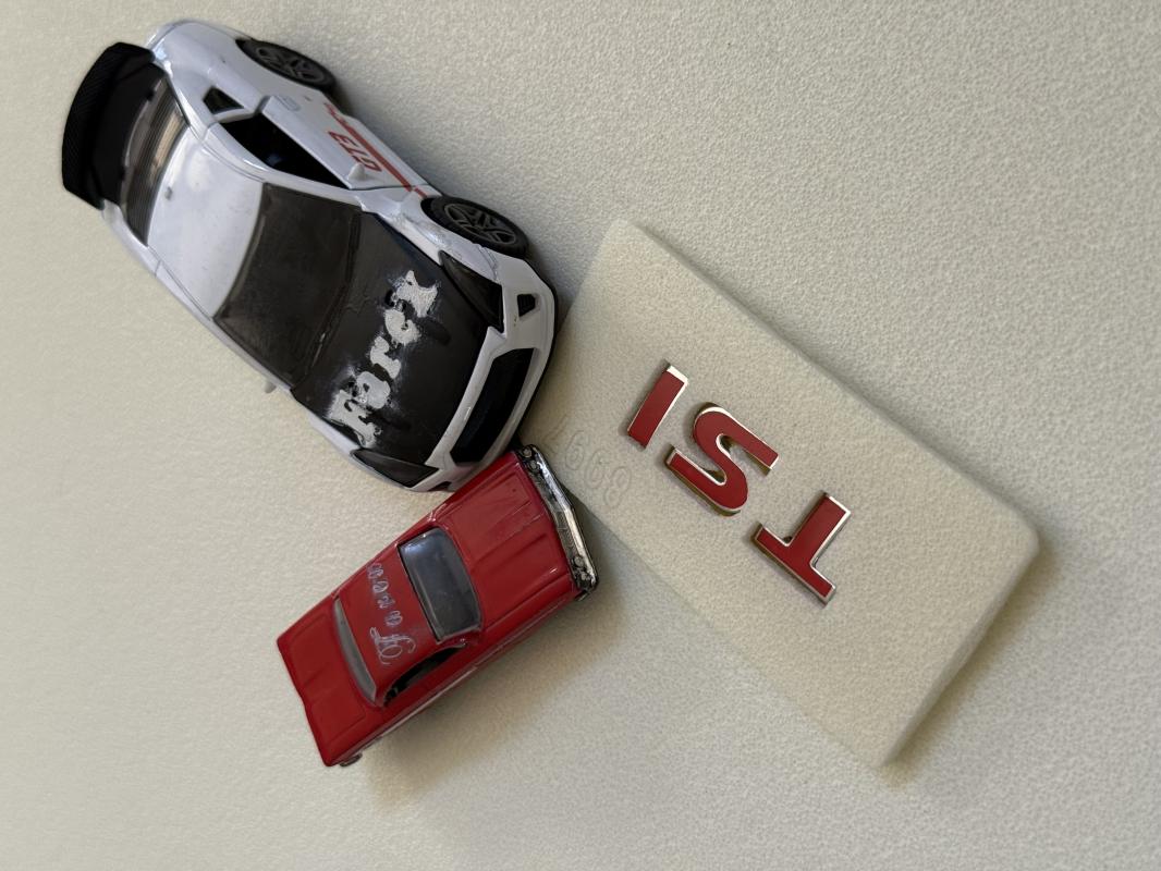 Volkswagen TSI Krom Bagaj Yazısı 3M 3D ABS