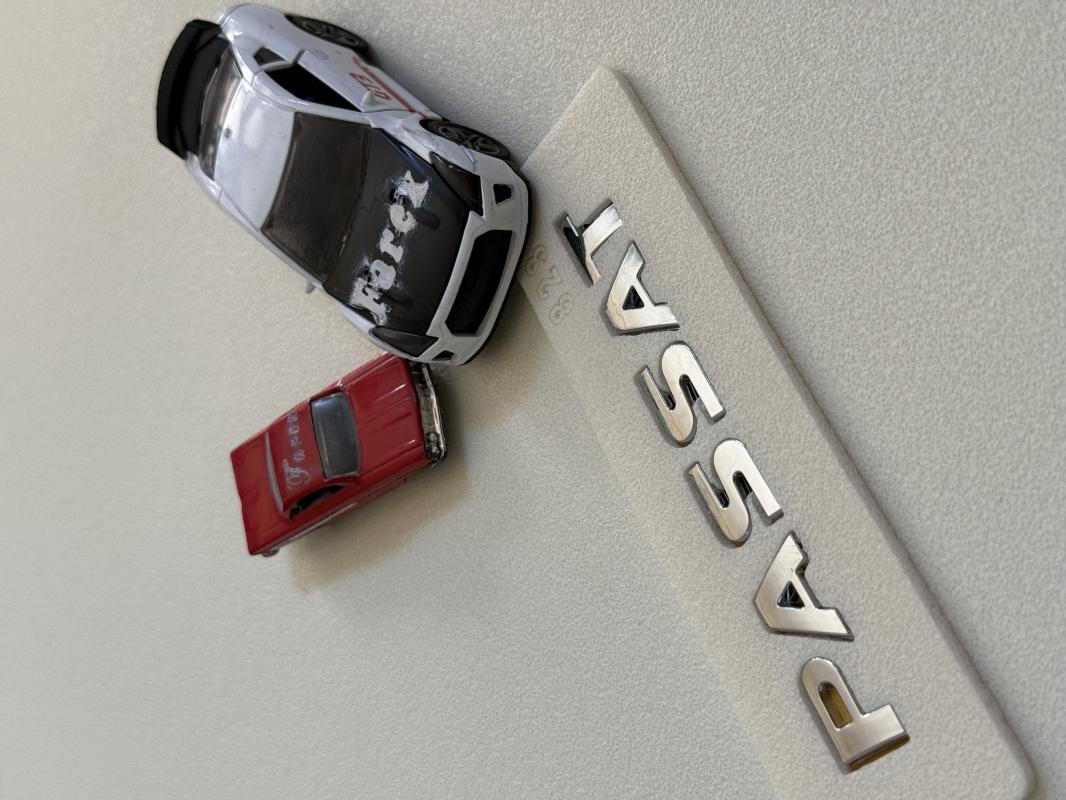 Passat İtalik (Yassı) Model Krom Bagaj Yazısı 3M 3D ABS