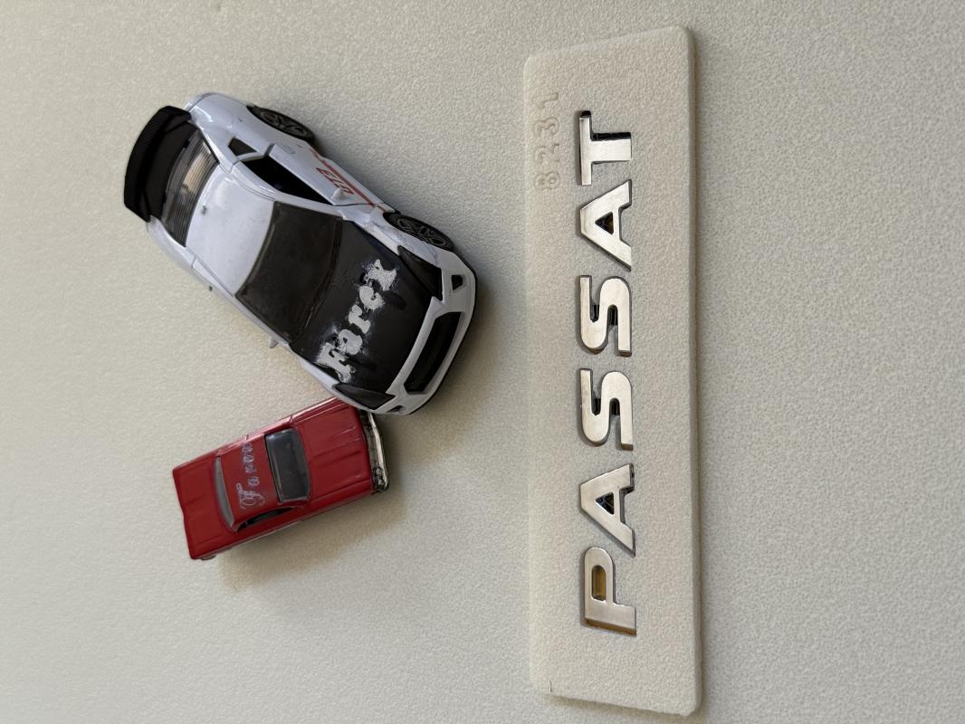 Passat İtalik (Yassı) Model Krom Bagaj Yazısı 3M 3D ABS