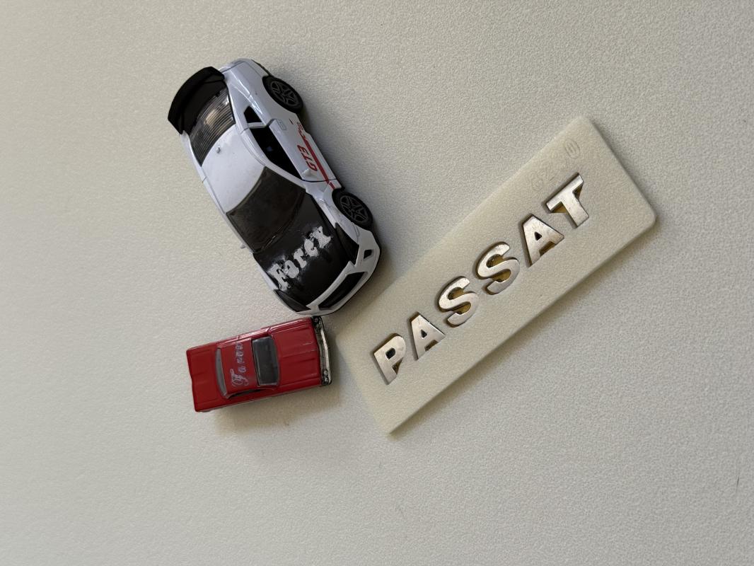 Passat Düz Model Krom Bagaj Yazısı 3M 3D ABS