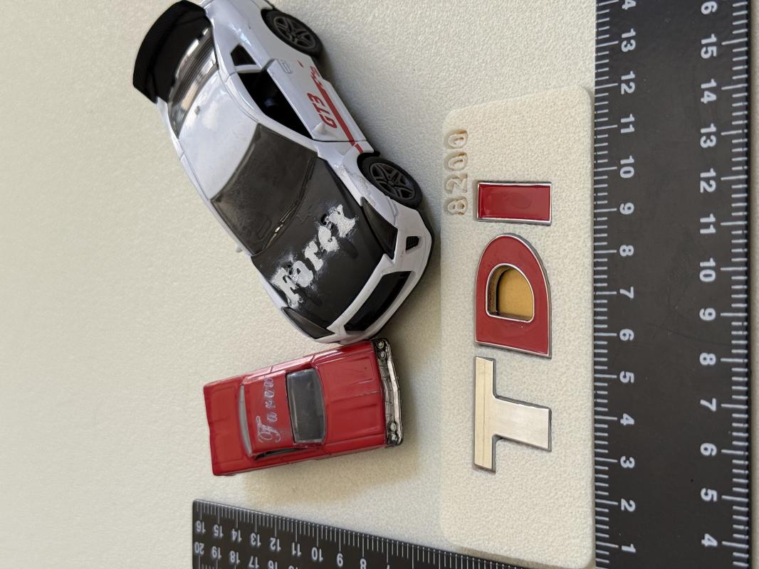 Volkswagen TDI Krom Bagaj Yazısı 3M 3D ABS