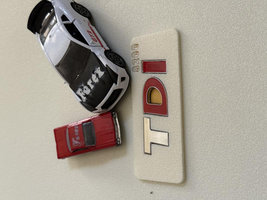 Volkswagen TDI Krom Bagaj Yazısı 3M 3D ABS