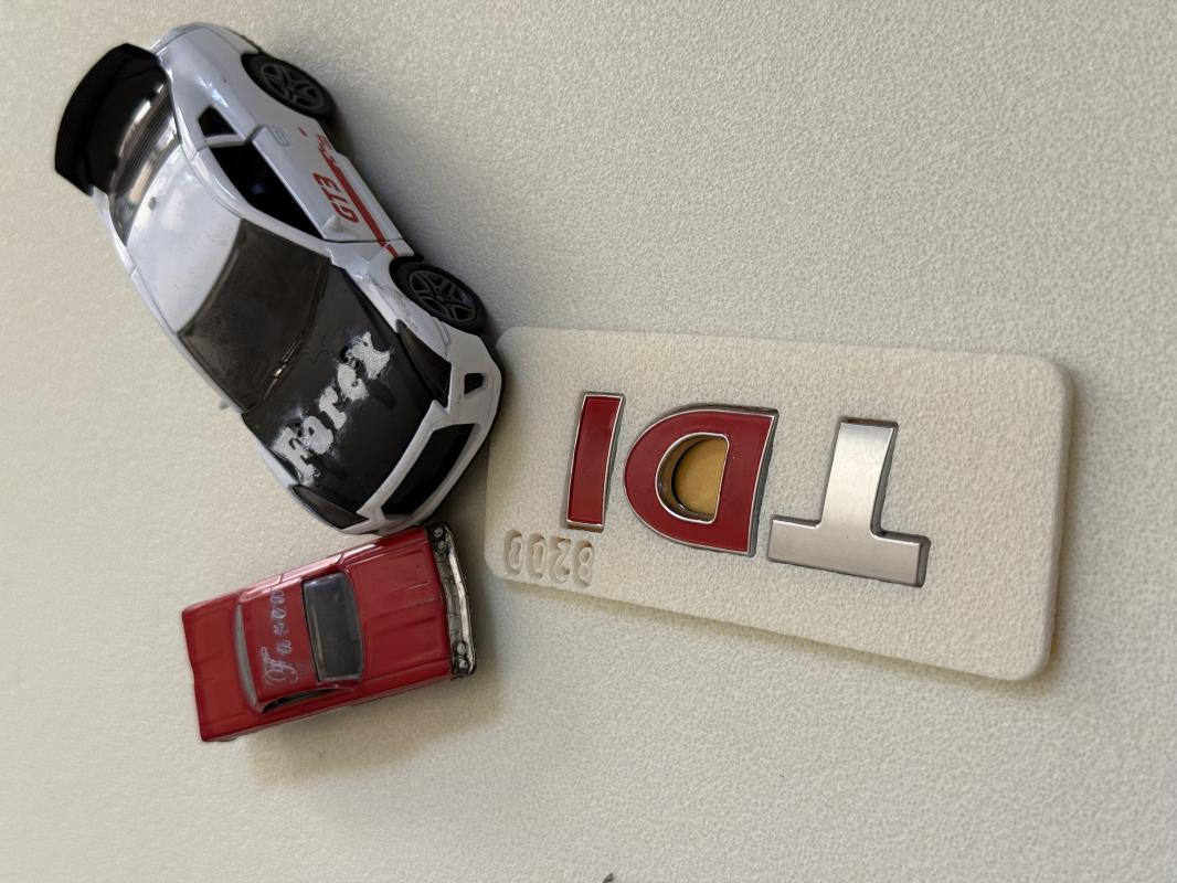 Volkswagen TDI Krom Bagaj Yazısı 3M 3D ABS