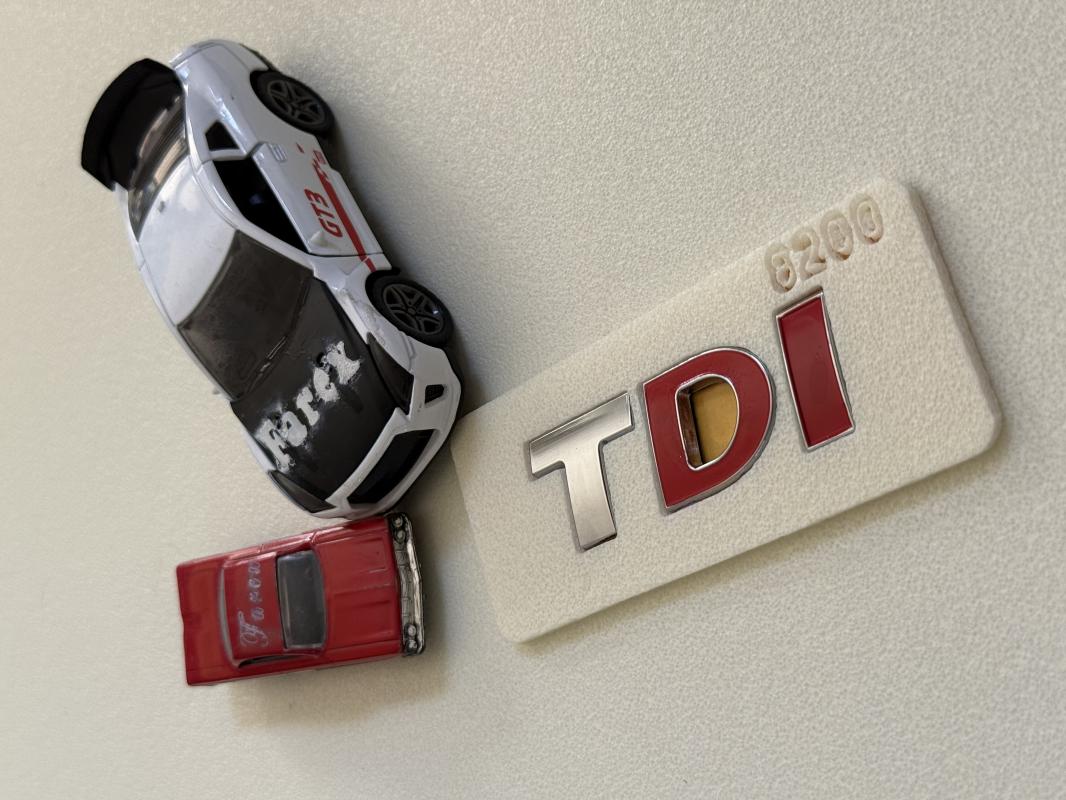 Volkswagen TDI Krom Bagaj Yazısı 3M 3D ABS