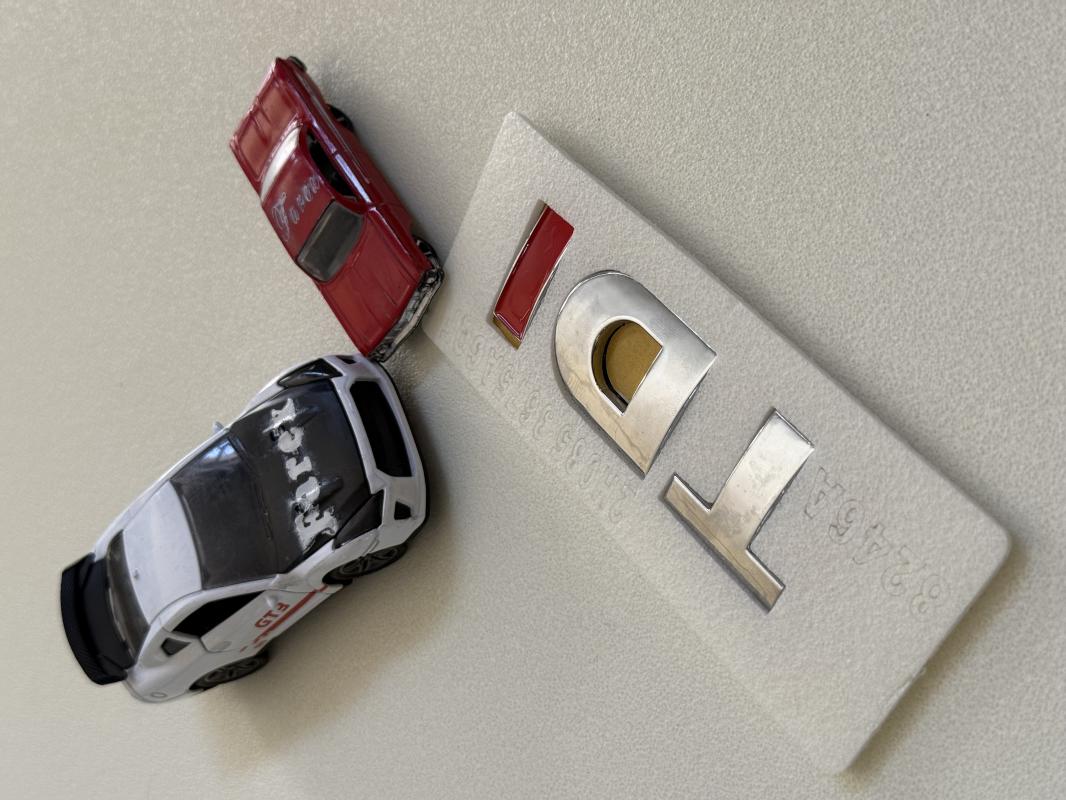 Volkswagen TDI Büyük Boy Krom Bagaj Yazısı 3M 3D ABS