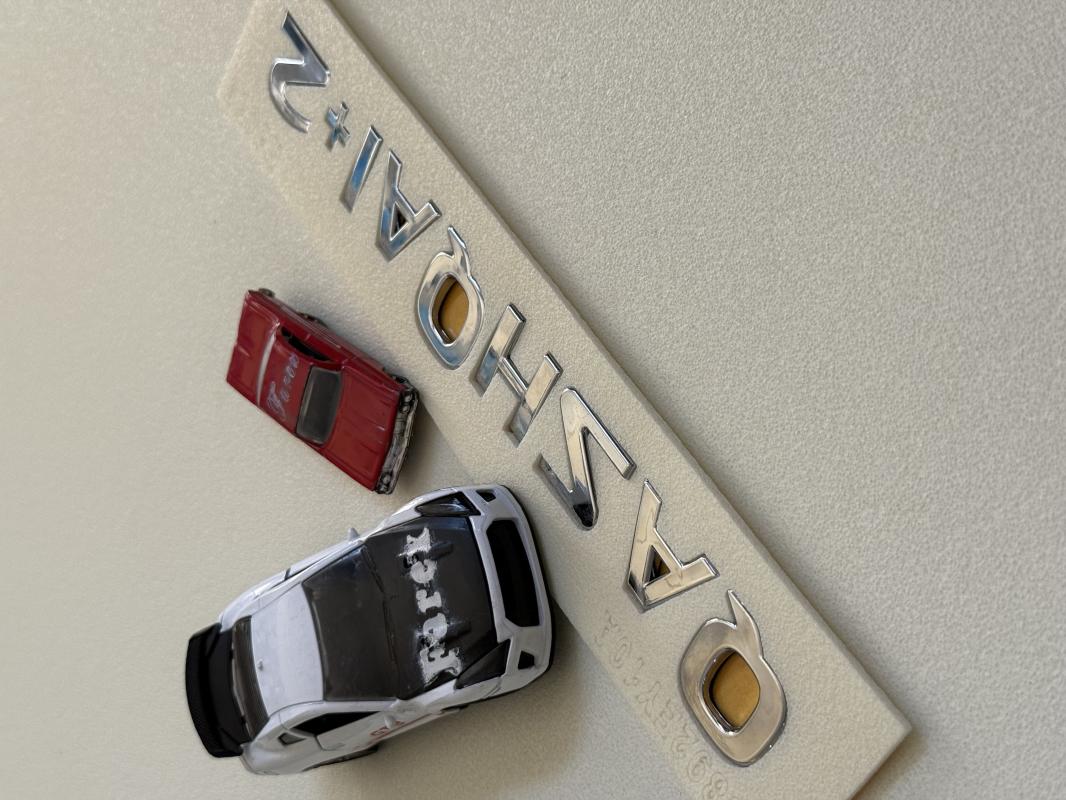 Nissan Qashqai +2 Krom Bagaj Yazısı 3M 3D ABS