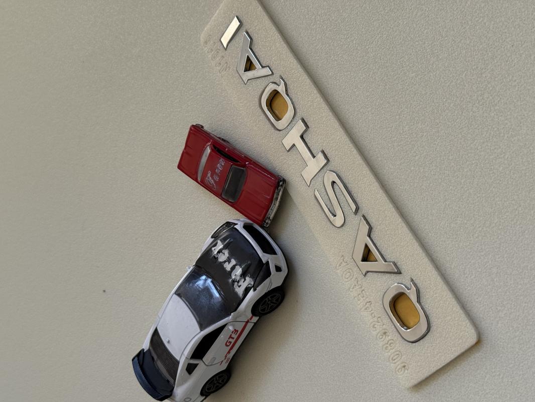 Nissan Qashqai J11 Krom Bagaj Yazısı 3M 3D ABS