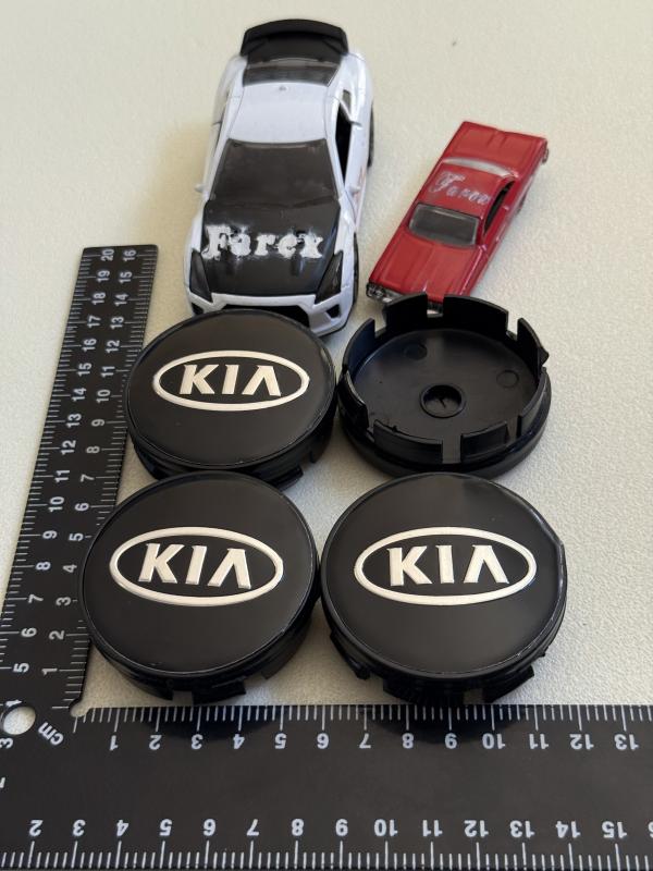 Kia Piano Black Jant Arması Seti 4’lü 3M 3D ABS