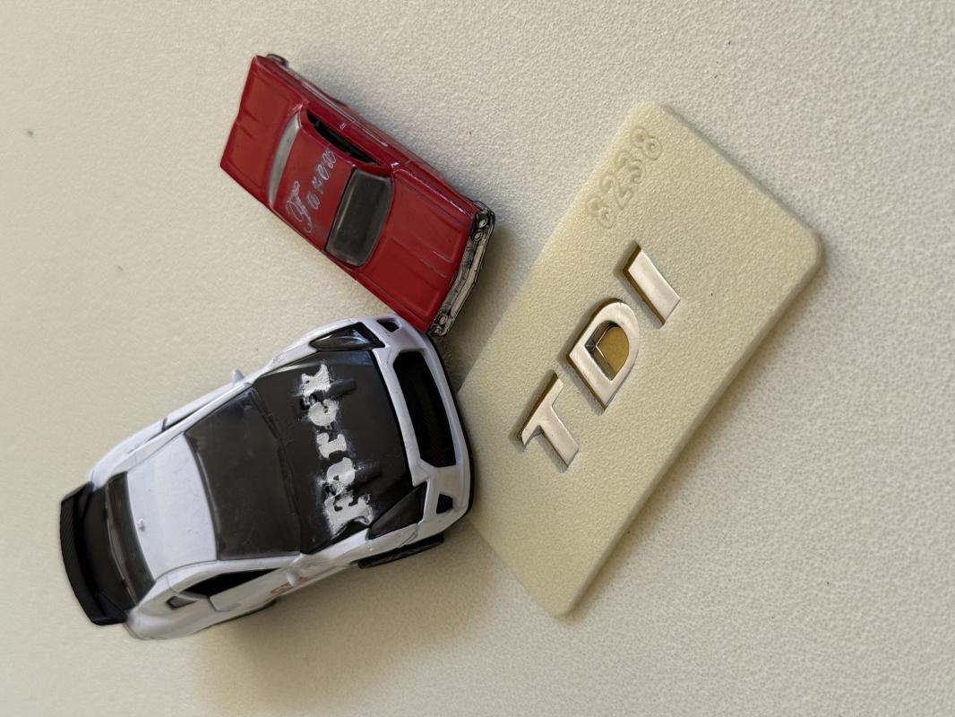 Volkswagen TDI Krom Bagaj Yazısı 3M 3D ABS