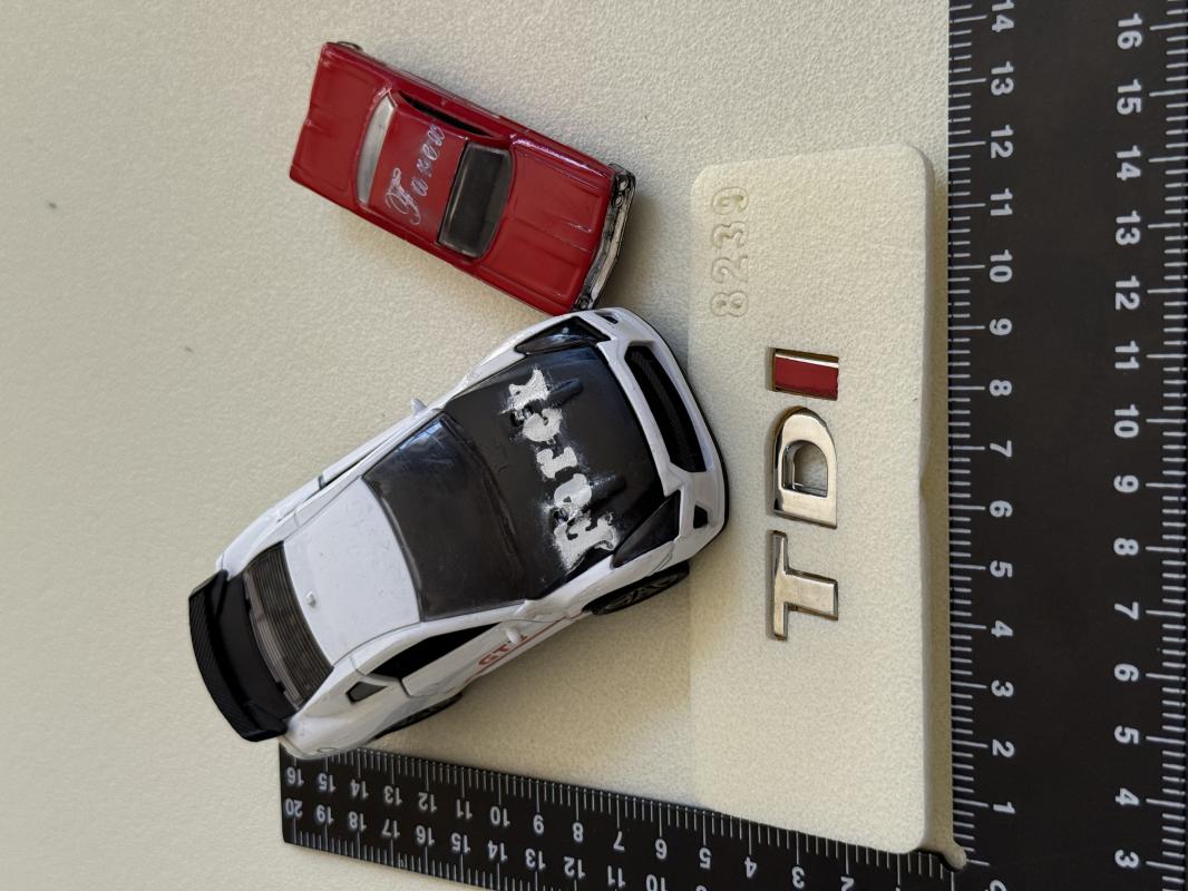 Volkswagen TDI Krom Bagaj Yazısı 3M 3D ABS