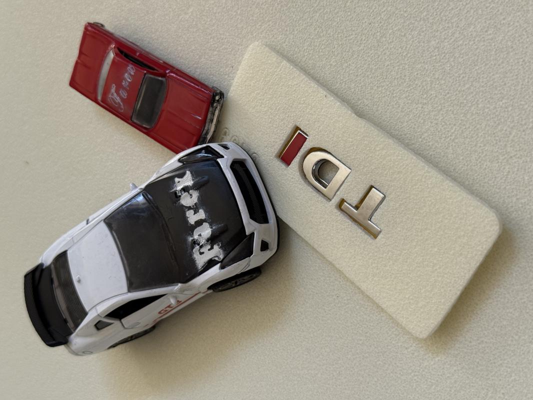 Volkswagen TDI Krom Bagaj Yazısı 3M 3D ABS