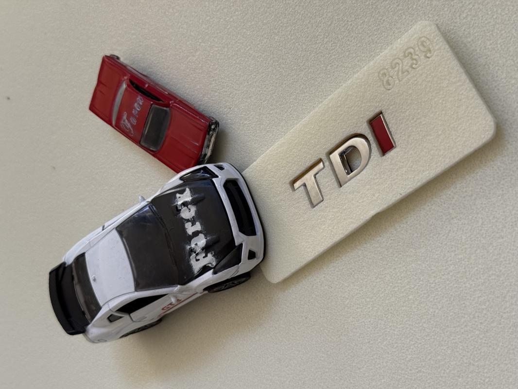 Volkswagen TDI Krom Bagaj Yazısı 3M 3D ABS