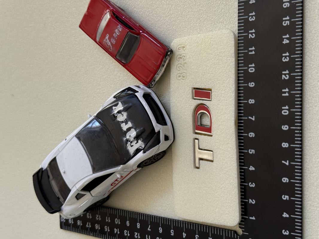 Volkswagen TDI Krom Bagaj Yazısı 3M 3D ABS