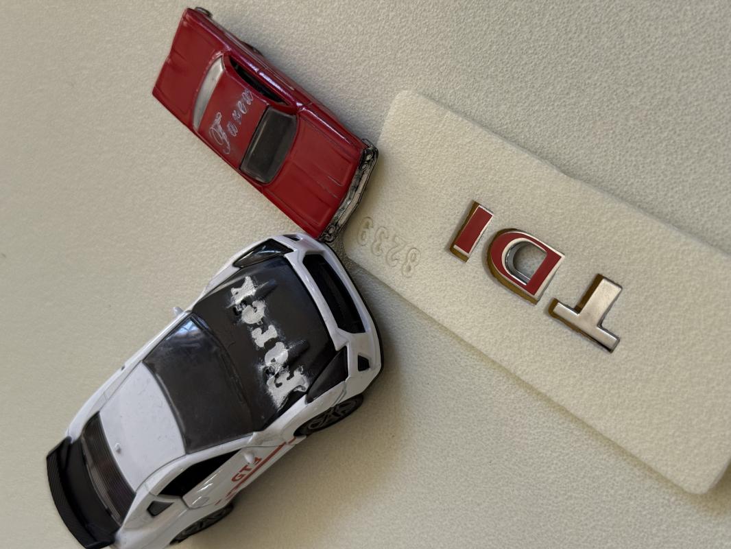 Volkswagen TDI Krom Bagaj Yazısı 3M 3D ABS