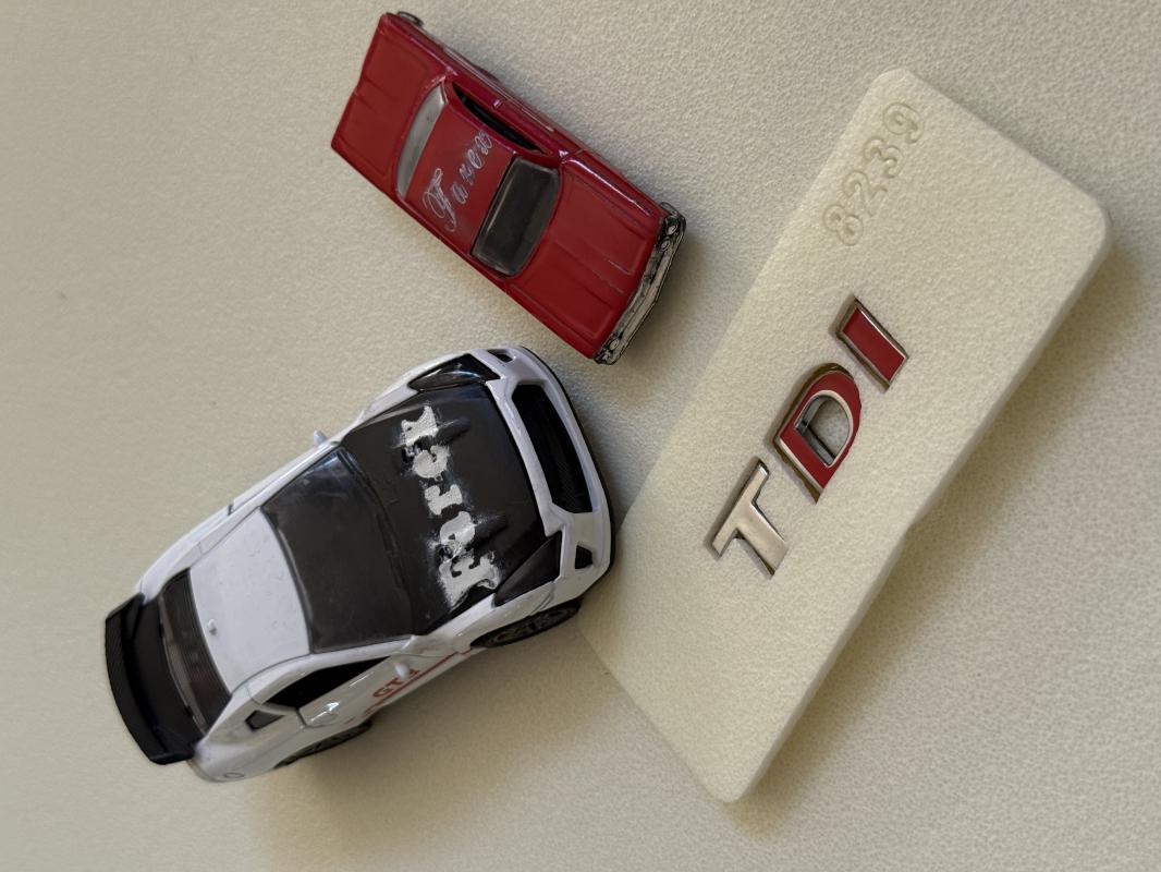 Volkswagen TDI Krom Bagaj Yazısı 3M 3D ABS