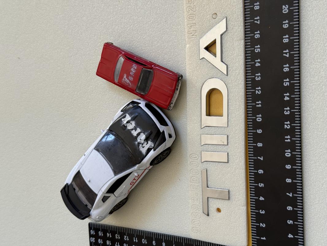 Nissan Tiida Krom Bagaj Yazısı 3M 3D ABS