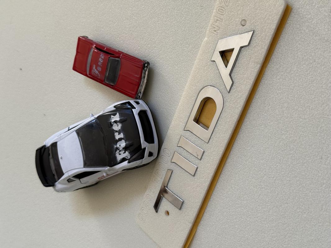 Nissan Tiida Krom Bagaj Yazısı 3M 3D ABS