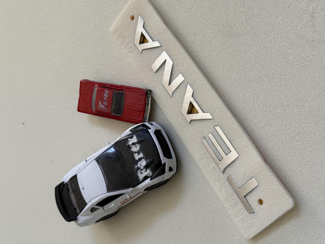 Nissan Teana Krom Bagaj Yazısı 3M 3D ABS