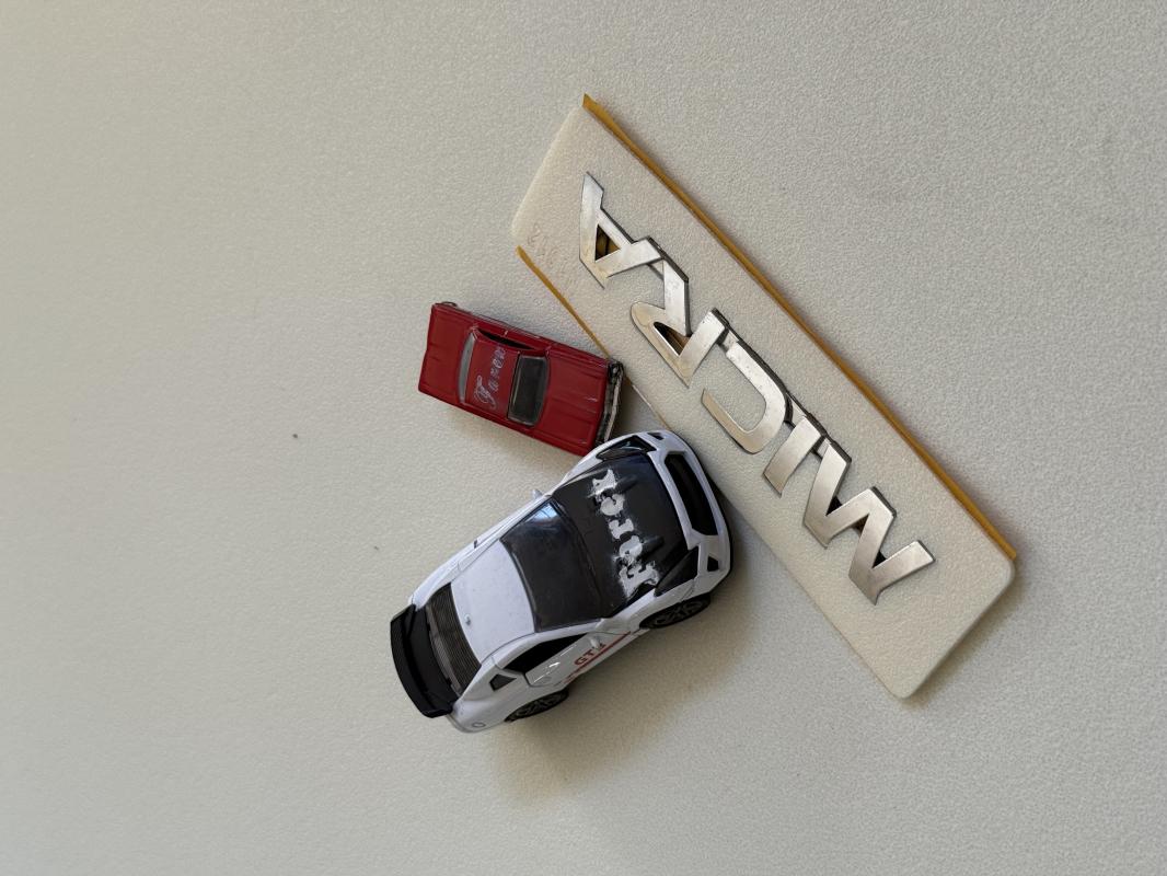 Nissan Micra Krom Bagaj Yazısı 3M 3D ABS