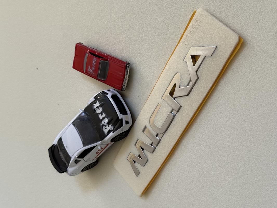 Nissan Micra Krom Bagaj Yazısı 3M 3D ABS