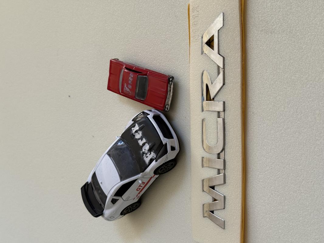 Nissan Micra Krom Bagaj Yazısı 3M 3D ABS