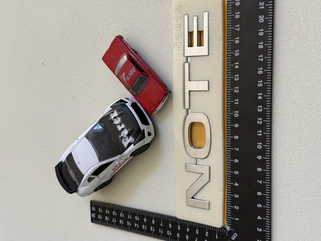 Nissan Note Eski Model Krom Bagaj Yazısı 3M 3D ABS