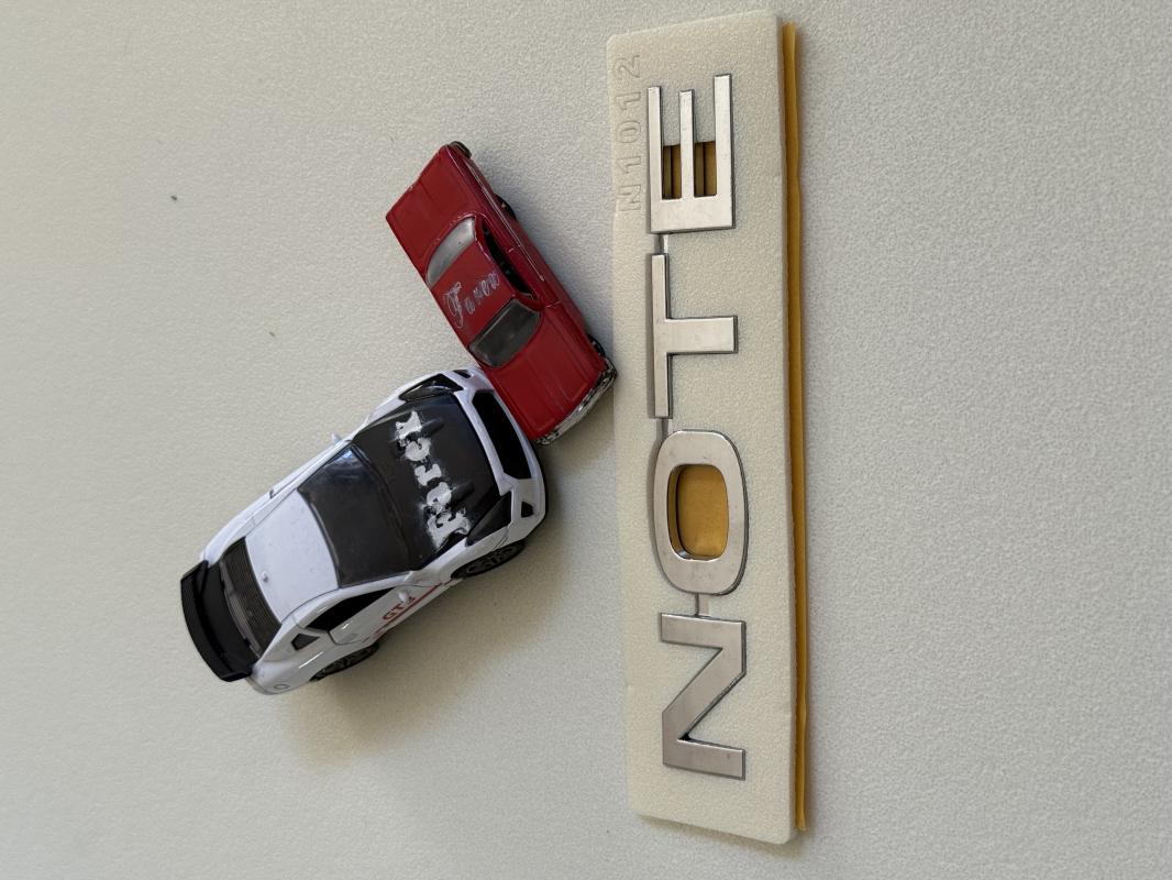 Nissan Note Eski Model Krom Bagaj Yazısı 3M 3D ABS