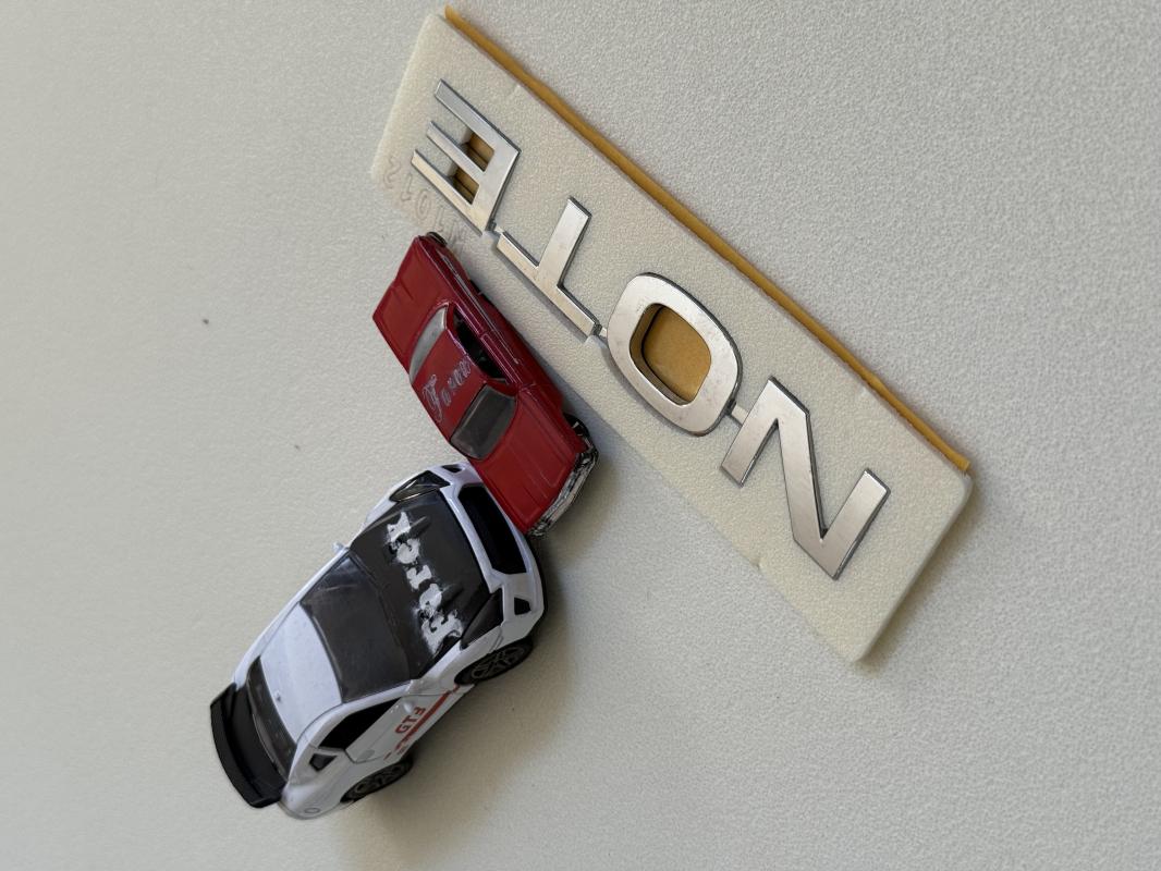 Nissan Note Eski Model Krom Bagaj Yazısı 3M 3D ABS