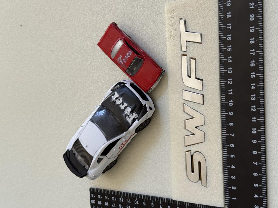 Suzuki Swift Krom Bagaj Yazısı 3M 3D ABS