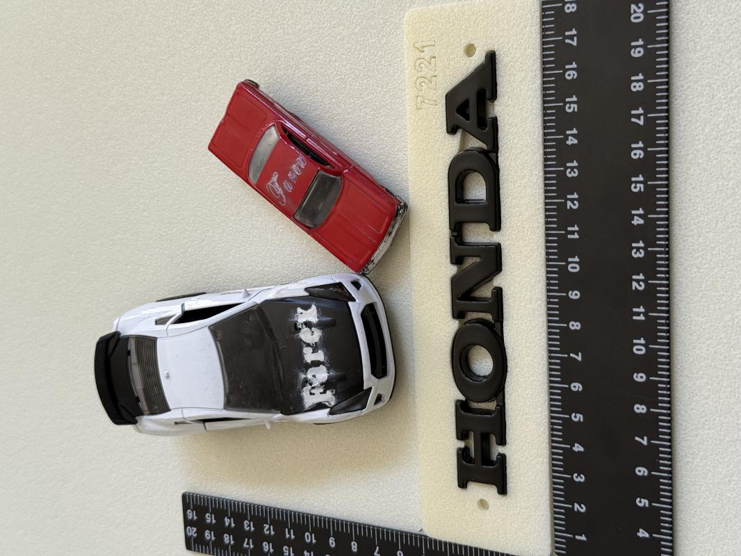 Honda Piano Black Bagaj Yazısı 3M 3D ABS