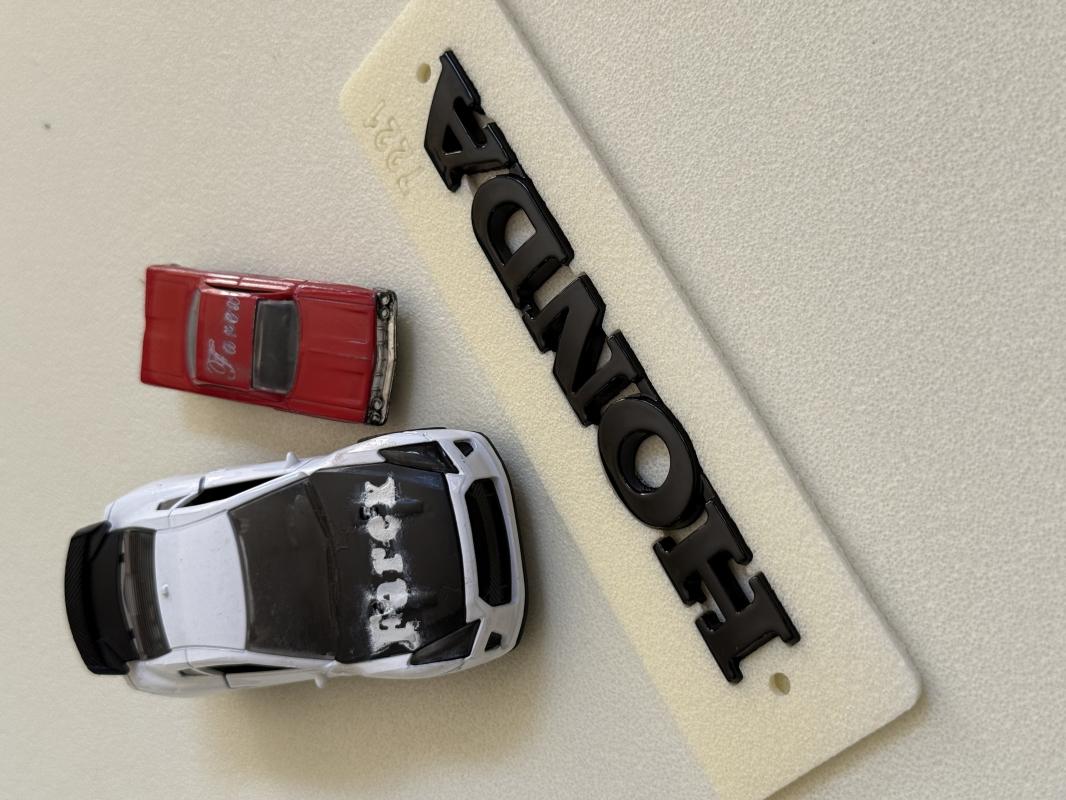 Honda Piano Black Bagaj Yazısı 3M 3D ABS