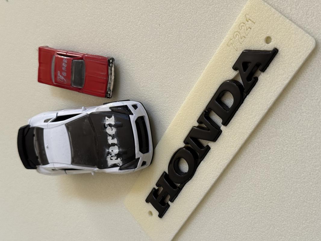 Honda Piano Black Bagaj Yazısı 3M 3D ABS