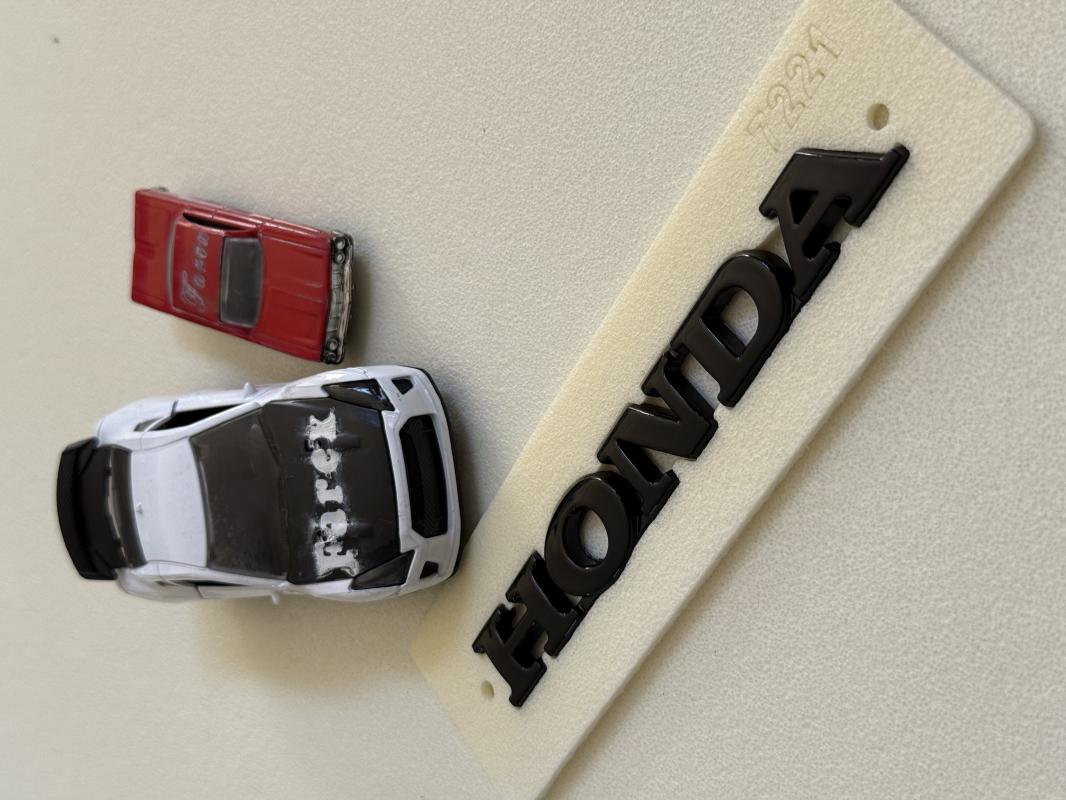 Honda Piano Black Bagaj Yazısı 3M 3D ABS