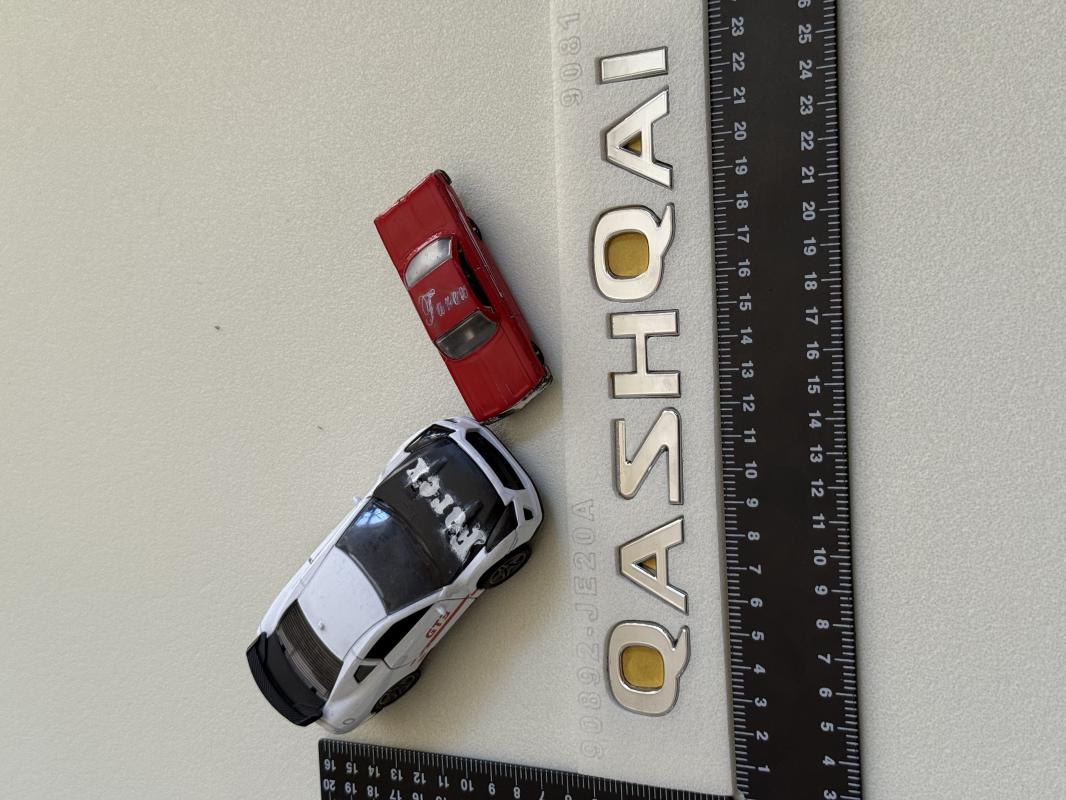 Nissan Qashqai Krom Bagaj Yazısı 3M 3D ABS