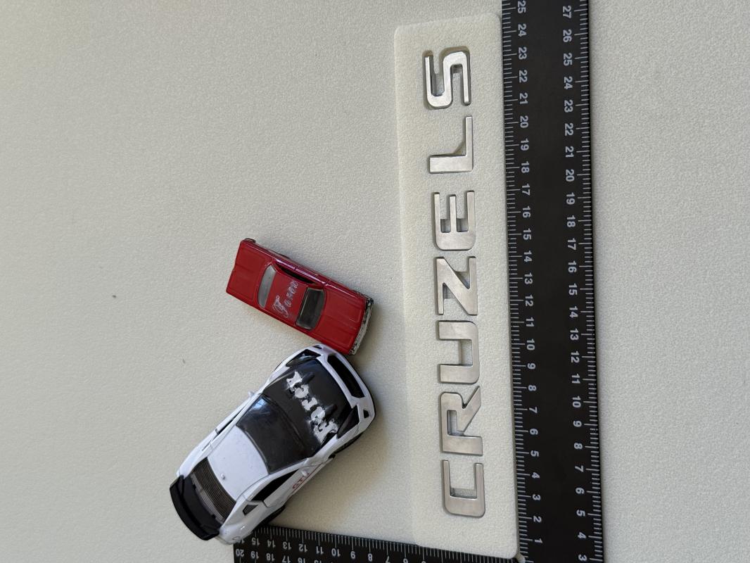 Cruze LS Krom Bagaj Yazısı 3M 3D ABS