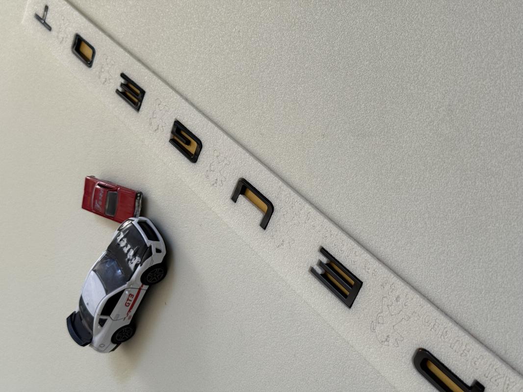 Peugeot Yeni Nesil Piano Black Bagaj Yazısı 3M 3D ABS