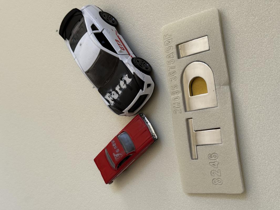 Volkswagen TDI Krom Bagaj Yazısı Büyük Boy 3M 3D ABS