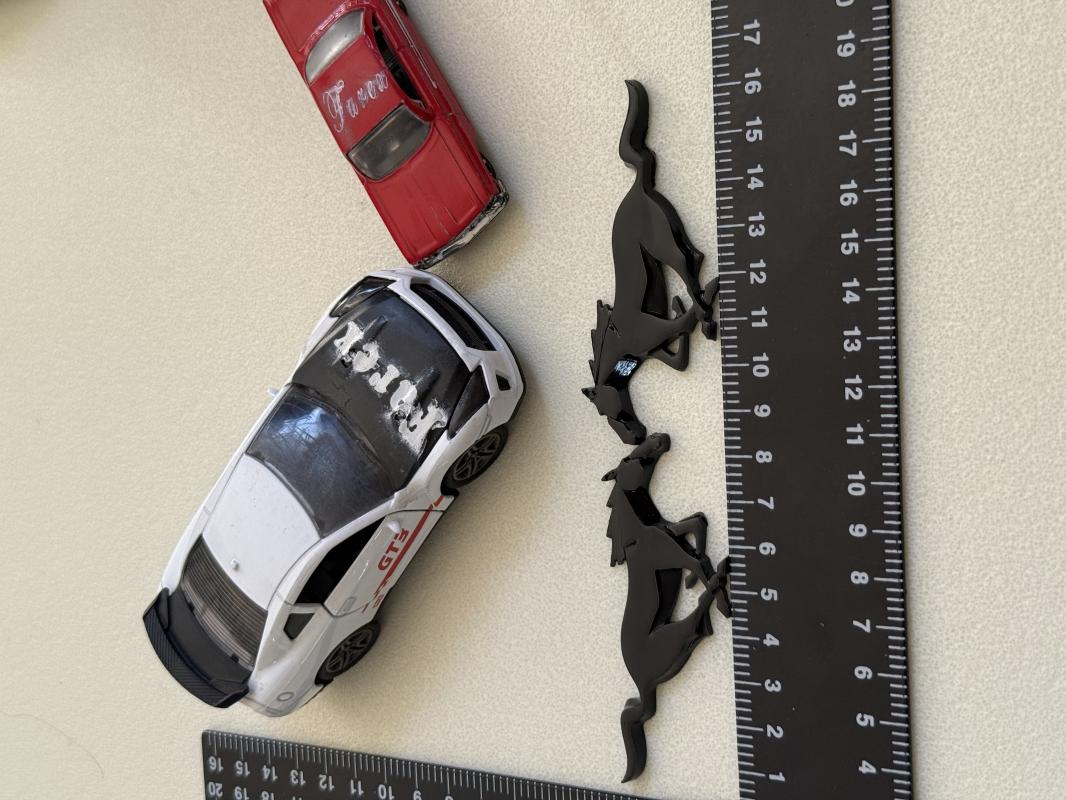 Ford Mustang Koşan At Çamurluk Arması Seti 2’li 3M 3D ABS