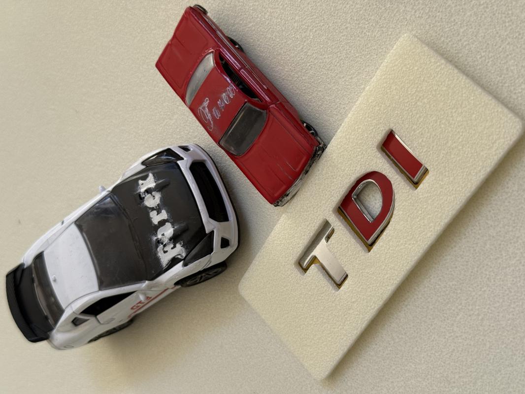Volkswagen TDI Krom Bagaj Yazısı 3M 3D ABS