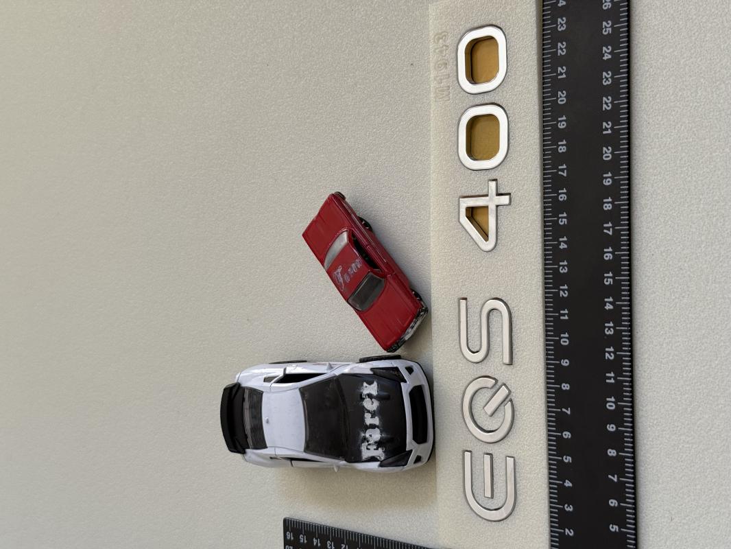 Benz EQS 400 Krom Bagaj Yazısı 3M 3D ABS