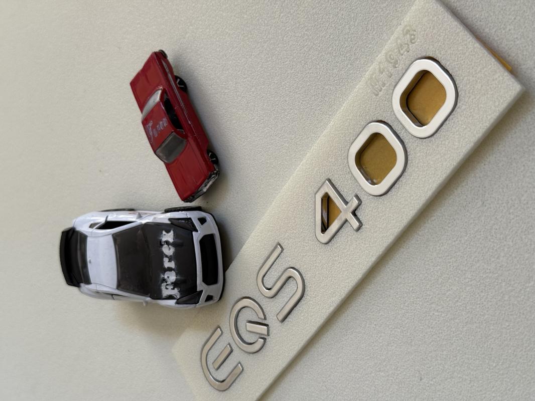 Benz EQS 400 Krom Bagaj Yazısı 3M 3D ABS