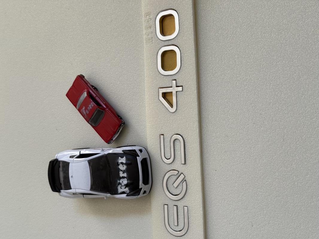 Benz EQS 400 Krom Bagaj Yazısı 3M 3D ABS