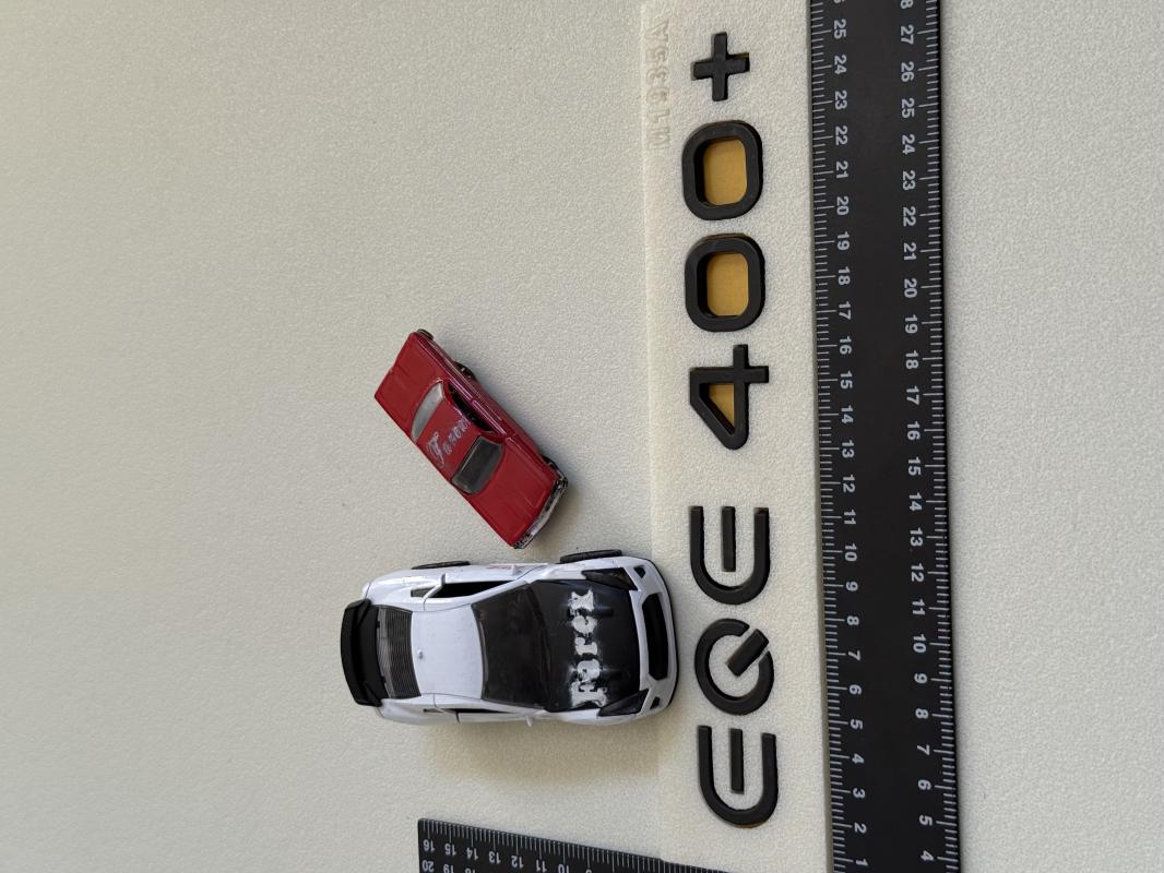 Benz EQE 400+ Piano Black Bagaj Yazısı 3M 3D ABS