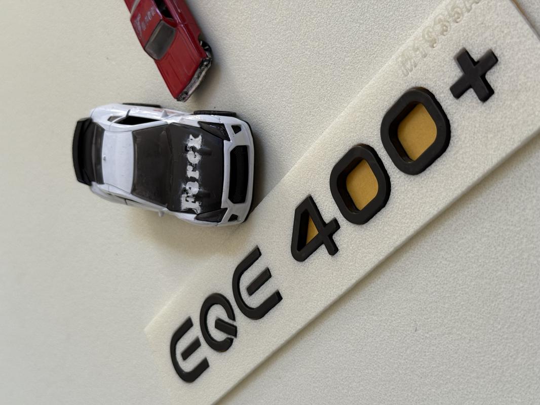 Benz EQE 400+ Piano Black Bagaj Yazısı 3M 3D ABS