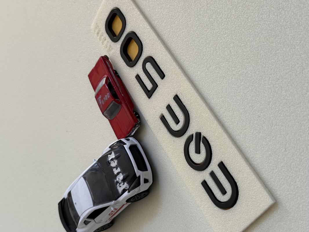 Benz EQE 500 Piano Black Bagaj Yazısı 3M 3D ABS