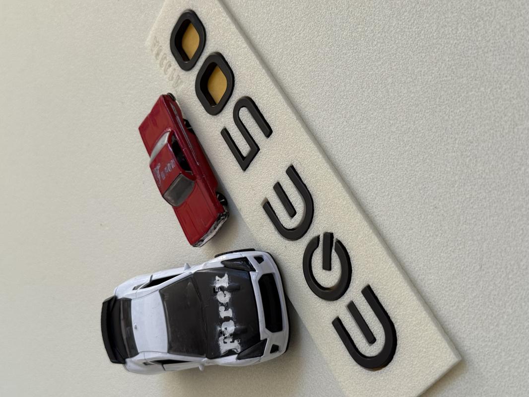 Benz EQE 500 Piano Black Bagaj Yazısı 3M 3D ABS